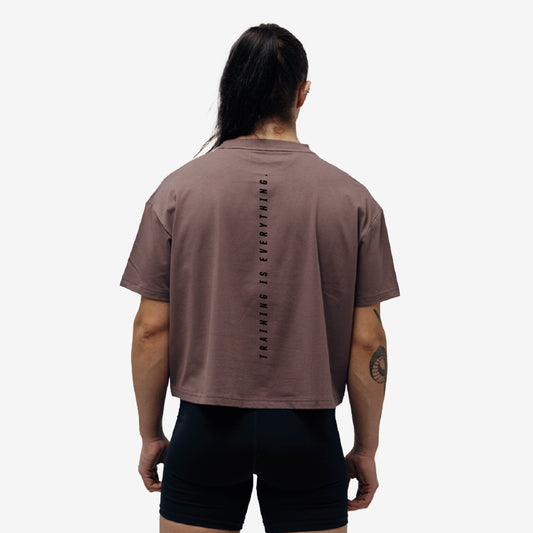 Oversize Crop Top Fittest Freakest - Damen