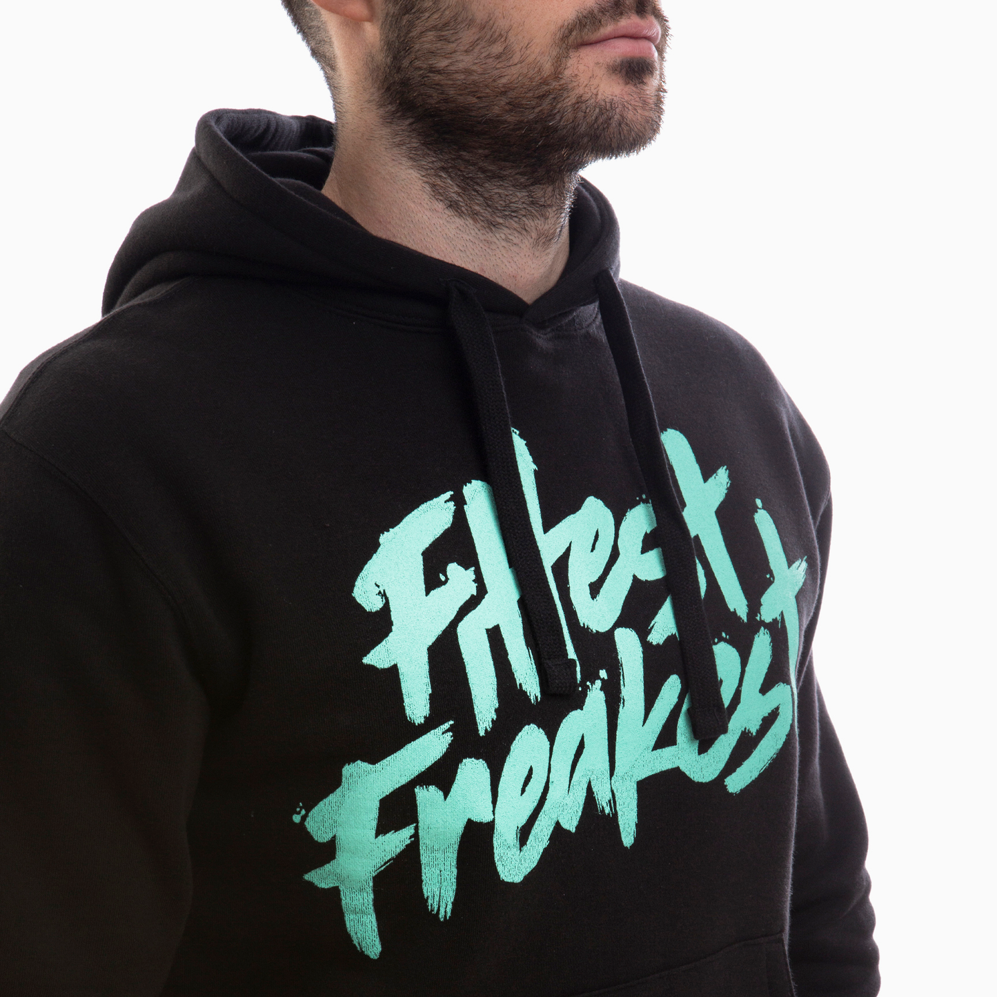 FITTEST FREAKEST HOODIE FF-SUDADERA-LOGO-BLACK