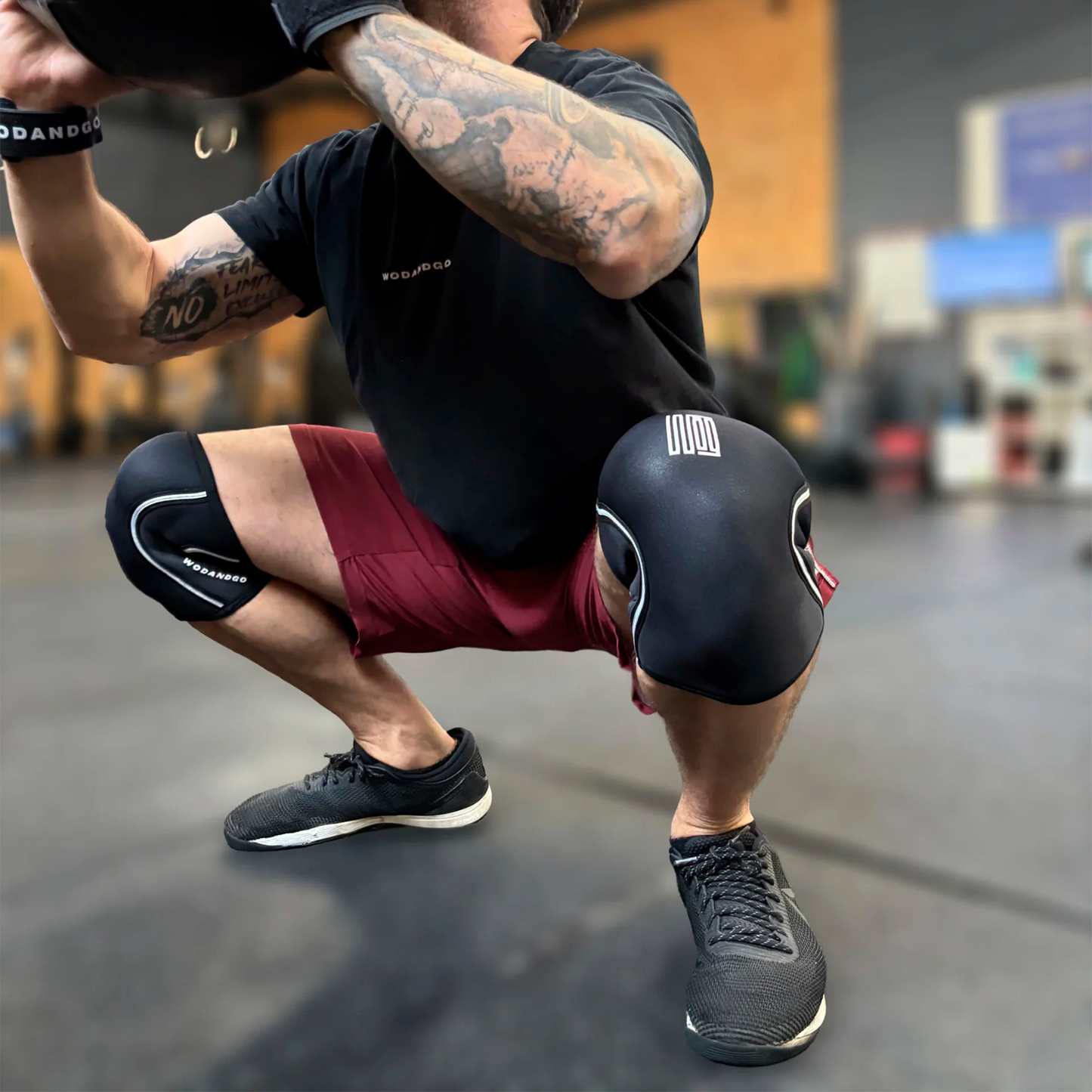 WODANDGO BEST EDITION 7mm Knee Sleeves WAGKNEE7-BLACK