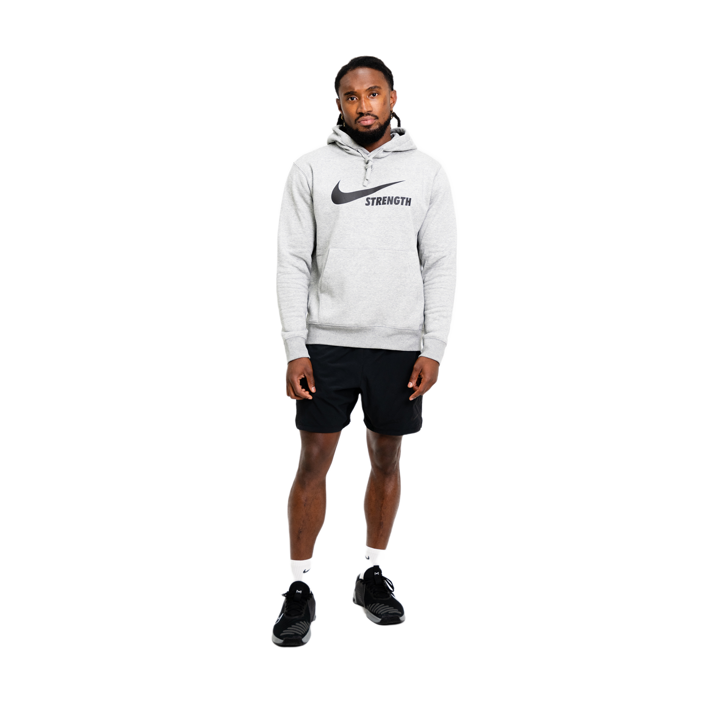Nike Strength Hoodie AMSD-HeatherGray