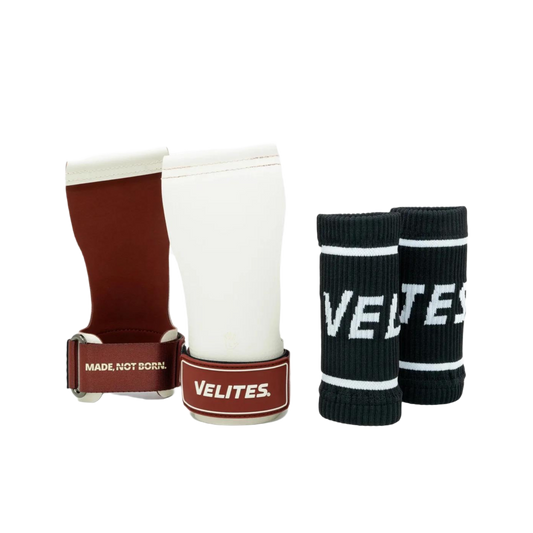 VELITES QUAD ULTRA GRIPS - NO CHALK QUADULTRA-WHITE/GARNET