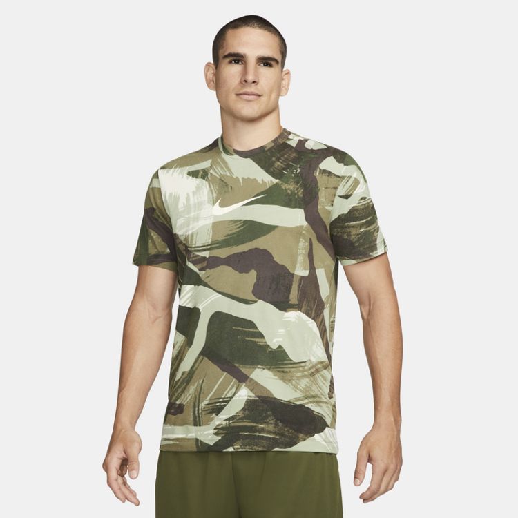 NIKE DRI-FIT CAMO-HEMD