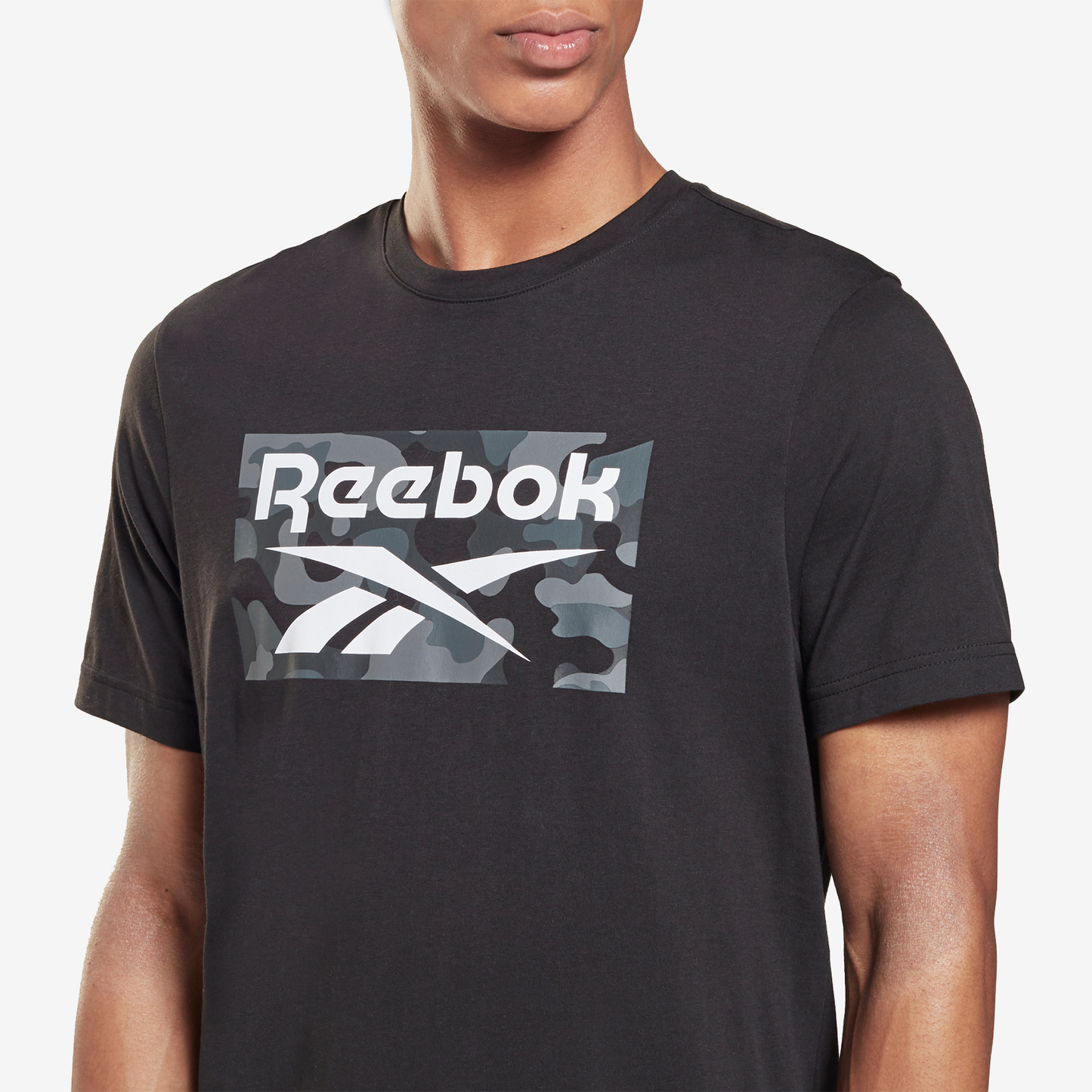 REEBOK CAMO ALLOVER PRINT T-SHIRT VW192-HA6313