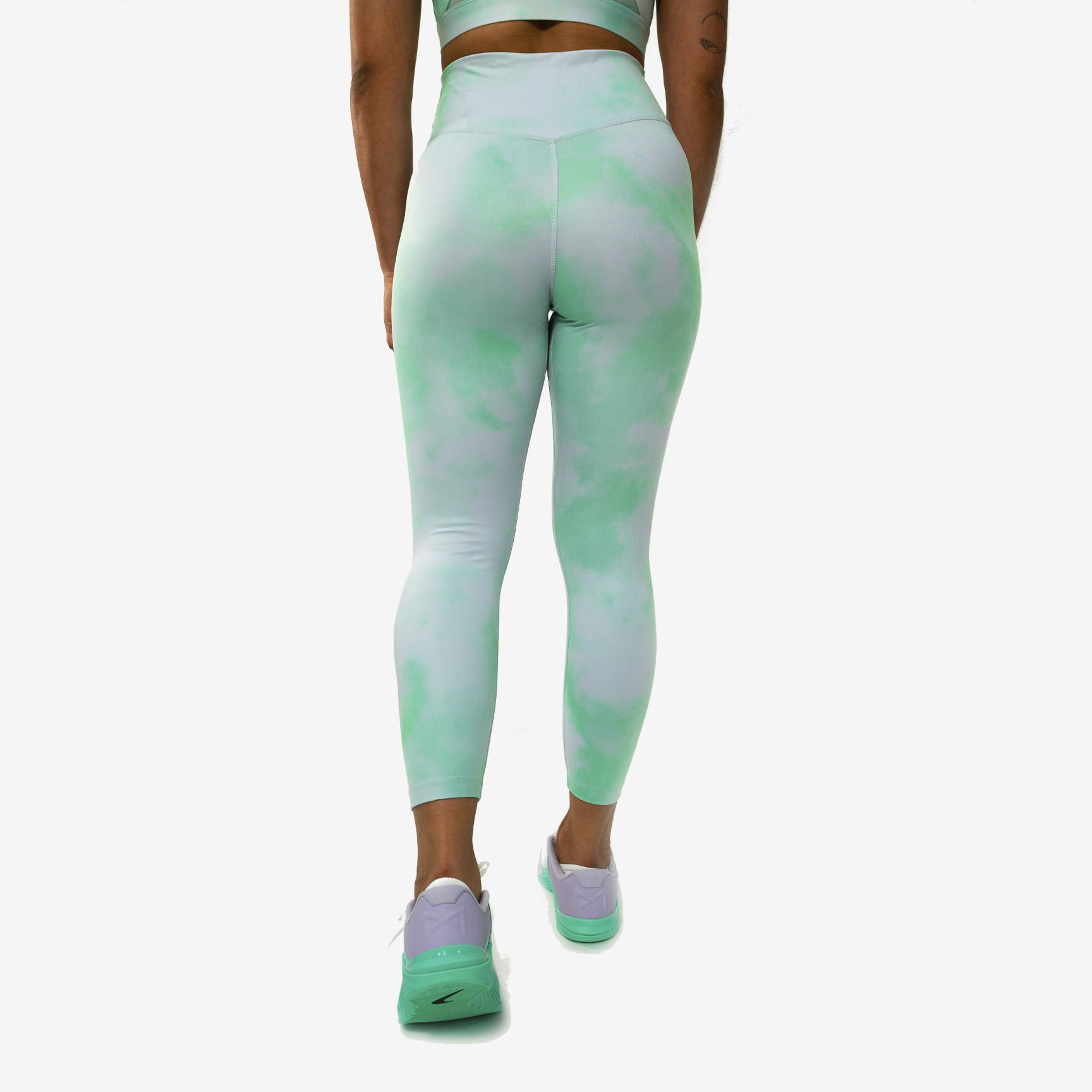 NIKE ONE ICON CLASH MID-RISE CROPPED LEGGINGS DA0339-342