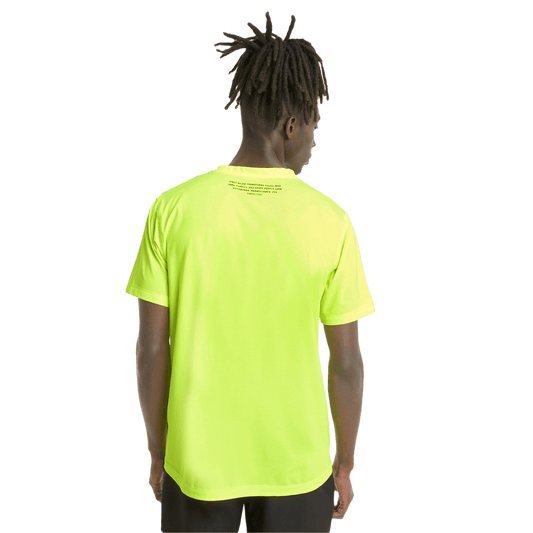 PUMA TRAIN FIRST MILE SS TEE YELLOW ALERT 520158-30