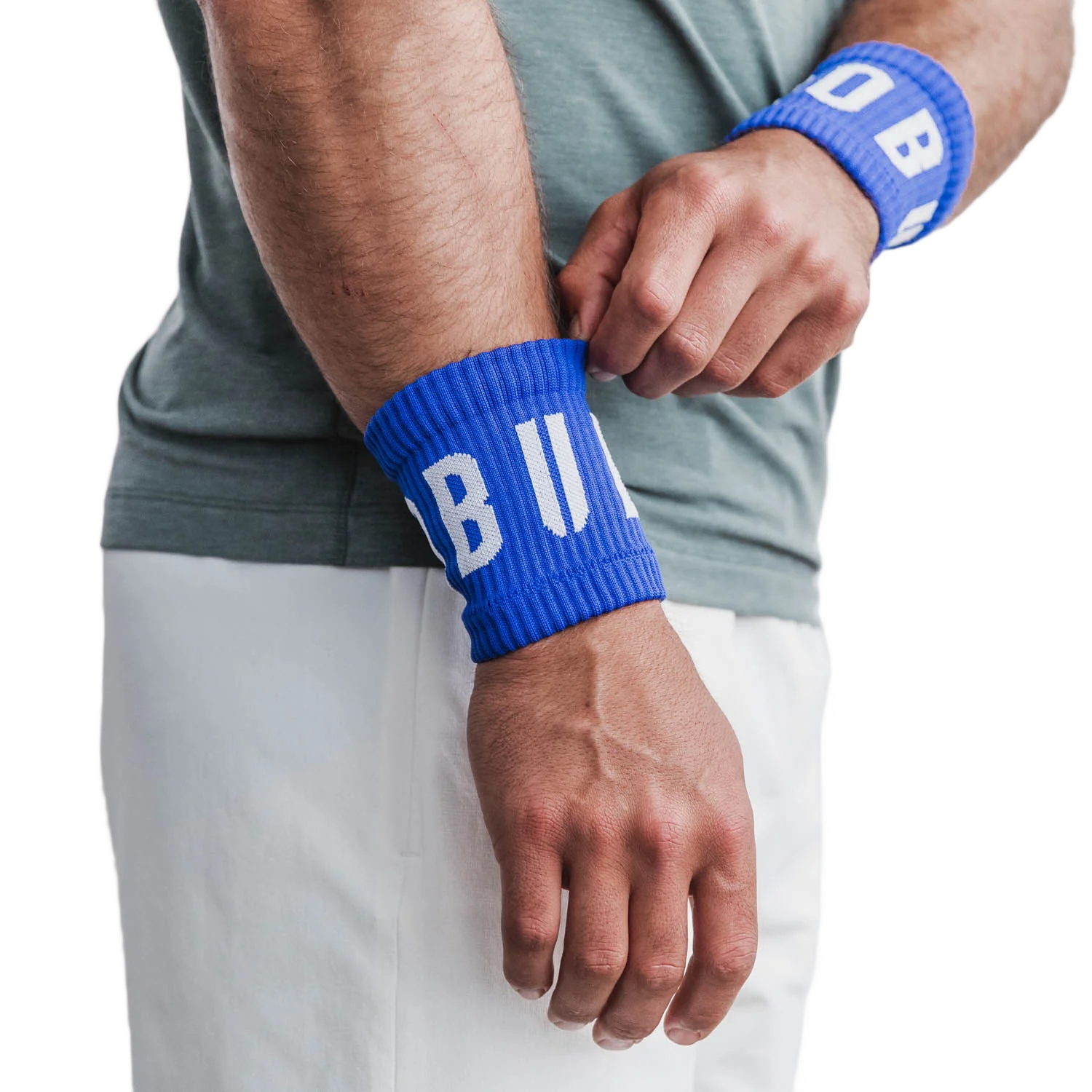NOBULL Wrist Bands 4" NBWRIST4NEB-BLUE