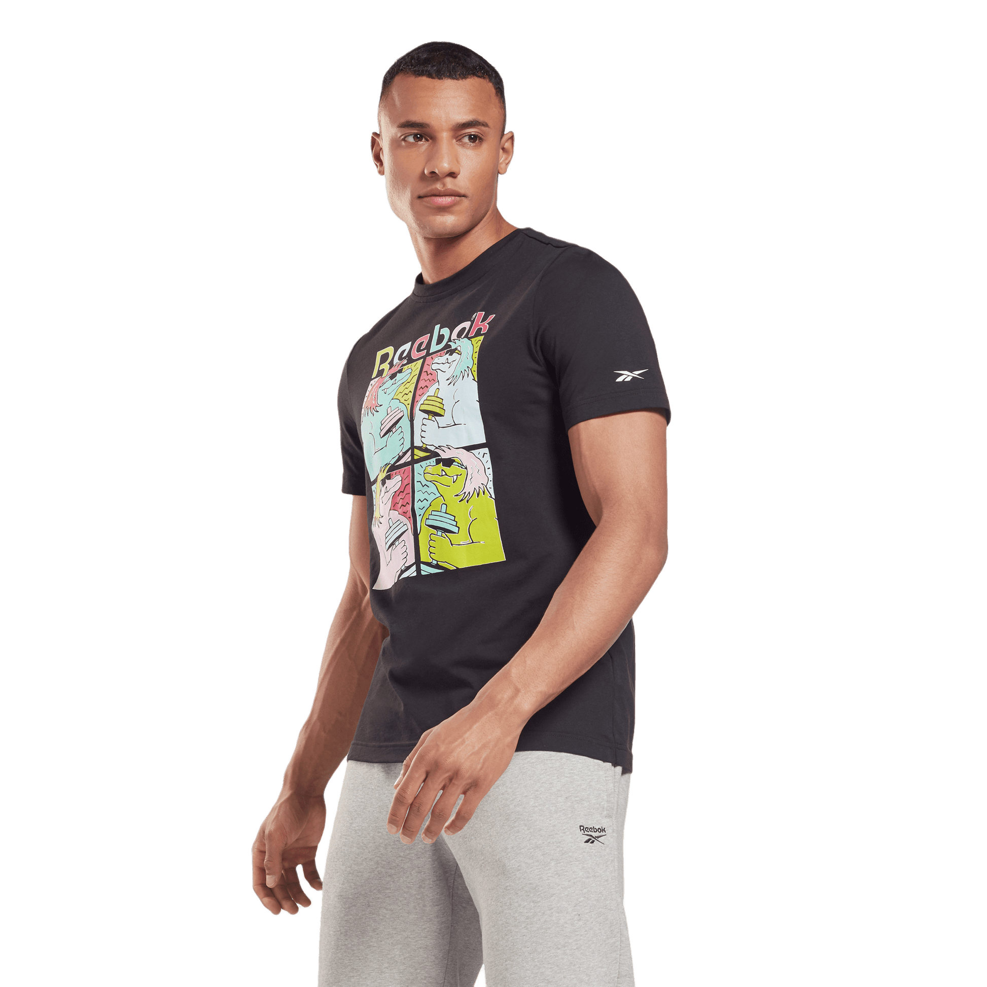 REEBOK ANIMAL NOVELTY GRAPHIC T-SHIRT BG266-GS4221