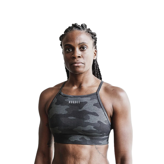 NOBULL High-Neck Top - Low Impact WHNBRA-CHRCMO