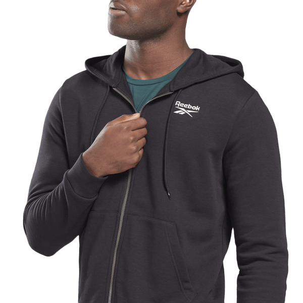 REEBOK IDENTITY FRENCH TERRY FULL ZIP HOODIE JIX74-GL3145